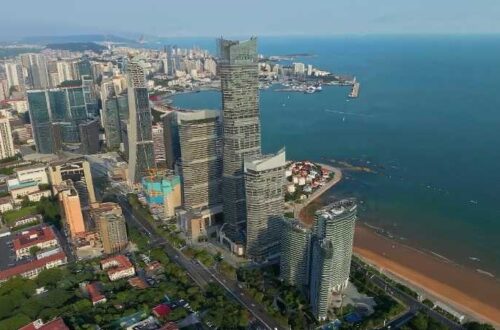 Qingdao 🏙, Shandong Province, China 🇨🇳 #travel #qingdao #shandong #china - Digital concept art for illustrative purpose, tags: und - Monok