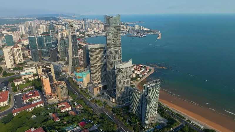 Qingdao 🏙, Shandong Province, China 🇨🇳 #travel #qingdao #shandong #china - Digital concept art for illustrative purpose, tags: und - Monok